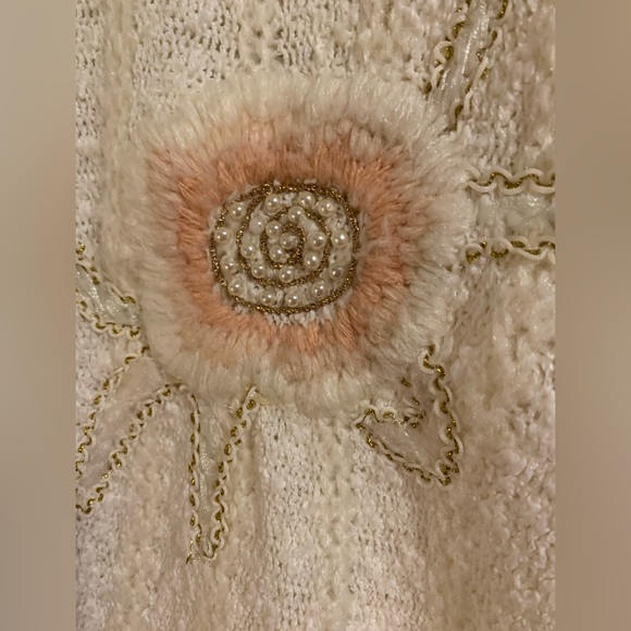 Vintage 20 ANS by Mariea Kim 80s cottagecore pastel beading mixed media - Picture 13 of 15